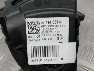 Second-hand car spare part potentiometer for peugeot 208 style oem iam references 9671433780  6pv00994941