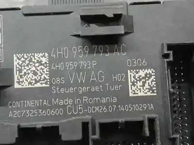 Second-hand car spare part electronic module for porsche macan (typ ) s diesel oem iam references 4h0959793ac  a2c7325360600