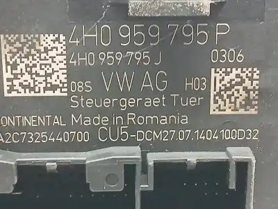 Second-hand car spare part electronic module for porsche macan (typ ) s diesel oem iam references 4h0959795p a2c7325440700 