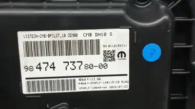 Peça sobressalente para automóvel em segunda mão quadrante por jeep avenger (j2) electric referências oem iam 9847473780 0112154711 