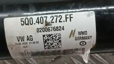 Автозапчастина б/у передня права трансмісія для seat leon (5f1) 1.6 tdi посилання на oem iam 5q0407272ff  