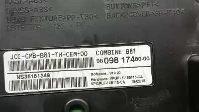 Peça sobressalente para automóvel em segunda mão quadrante por citroen ds5 2.0 bluehdi 150 referências oem iam 9809817480 ns36161349 