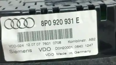 Автозапчастина б/у панель інструментів для audi a3 (8p1) 1.9 tdi посилання на oem iam 8p0920931e 110080297034 