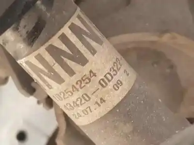 Peça sobressalente para automóvel em segunda mão transmissão dianteira esquerda por toyota yaris active referências oem iam 434200d322