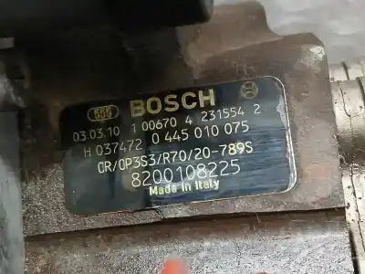 Peça sobressalente para automóvel em segunda mão bomba alta por renault scenic ii authentique referências oem iam 8200108225  0445010075