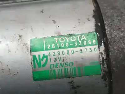 Peça sobressalente para automóvel em segunda mão motor de arranque por toyota corolla (_e12_) 1.4 d (nde120_) referências oem iam 2810033080 4280002730 