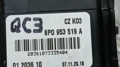 Second-hand car spare part windshiel wiper switch for audi a3 (8p1) 1.9 tdi oem iam references 8p0953519a  