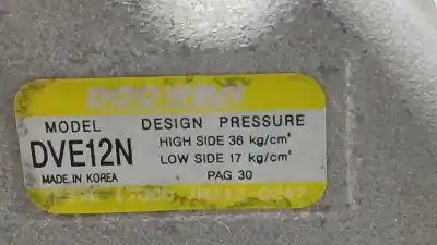 Second-hand car spare part air conditioning compressor for kia stonic (yb) 1.2 cvvt oem iam references 97701h8000 1e39e17000 doowan 7h2120247