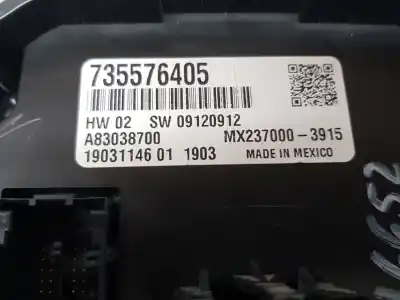 Peça sobressalente para automóvel em segunda mão comando de sofagem (chauffage / ar condicionado) por fiat 500 (312_) 1.2 (312axa1a) referências oem iam 735576405  