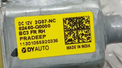 Second-hand car spare part passenger side right window regulator for hyundai i20 iii (bc3, bi3) 1.0 t-gdi oem iam references 82460q0000 11301055920336 2 pins dy auto