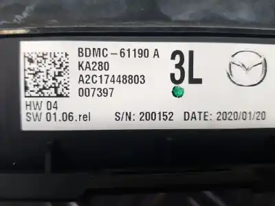 Автозапчастина б/у клімат-контроль для mazda cx-30 (dm) skyactiv-x m hybrid посилання на oem iam bdmc61190a  