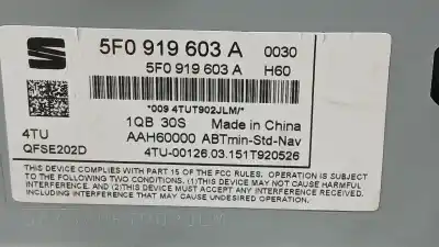 Second-hand car spare part gps navigation system for seat leon st (5f8) 2.0 tdi oem iam references 5f0919603a  