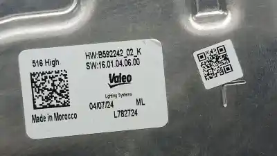 Second-hand car spare part light control unit for jeep avenger (j2) electric oem iam references l782724 b59224202k 