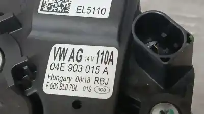 Second-hand car spare part alternator for seat leon (5f1) 1.4 tgi oem iam references 04e903015a f000bl07dl 