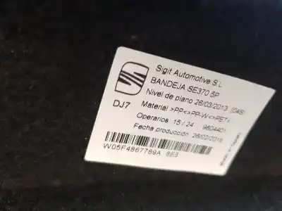 Автозапчастина б/у задній лоток для seat leon (5f1) 1.4 tgi посилання на oem iam 5f4867769a  