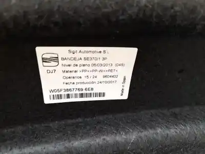 Pezzo di ricambio per auto di seconda mano  per SEAT LEON (5F1)  Riferimenti OEM IAM 5F38677696E8  