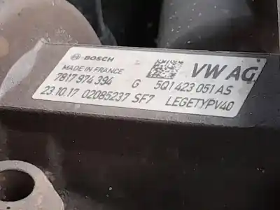 Автозапчастина б/у рульмова рейка для seat leon (5f1) 1.4 tsi посилання на oem iam 5q1423055m