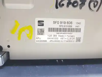 Автозапчастина б/у gps навігаційна система для seat leon (5f1) 1.4 tsi посилання на oem iam 5f0919606  