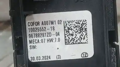 Автозапчасти б/у выключатель левого переднего окна за peugeot 208 ii (ub_, up_, uw_, uj_) 1.2 puretech 100 ссылки oem iam 96788281zd 10025552 