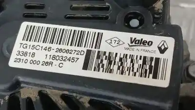 Автозапчастина б/у генератор для renault kangoo express (fw0/1_) 1.5 dci 75 (fw07, fw10, fw04) посилання на oem iam 231000026r tg15c146 