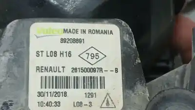 Автозапчасти б/у правая противотуманная фара за renault kangoo express (fw0/1_) 1.5 dci 75 (fw07, fw10, fw04) ссылки oem iam 261500097r 89208691 
