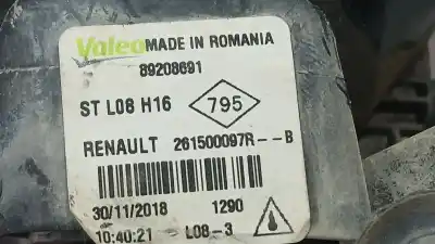 Автозапчасти б/у левая противотуманная фара за renault kangoo express (fw0/1_) 1.5 dci 75 (fw07, fw10, fw04) ссылки oem iam 261500097r 89208691 