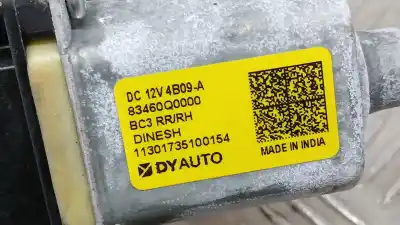 Piesă de schimb auto la mâna a doua mecanism actionare geam spate dreapta pentru hyundai bayon (bc3) 1.2 mpi referințe oem iam 83460q0000 11301735100154 