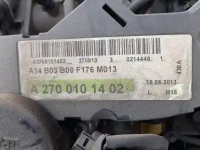 Pièce détachée automobile d'occasion MOTEUR COMPLET pour MERCEDES-BENZ CLASE CLA (W117)  Références OEM IAM 270910  