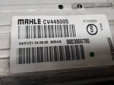 Peça sobressalente para automóvel em segunda mão intercooler por citroen c-elysee (dd_) 1.6 bluehdi 100 referências oem iam 9803900780  