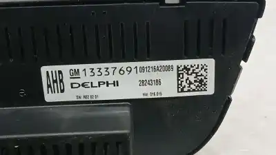 Peça sobressalente para automóvel em segunda mão comando de sofagem (chauffage / ar condicionado)  por opel astra j (p10) 1.7 cdti (68) referências oem iam 13337691 28243186 