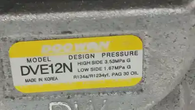 Автозапчасти б/у компрессор кондиционера воздуха за kia stonic (yb) 1.2 cvvt ссылки oem iam 97701h8100 dve12n 