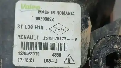 Second-hand car spare part right fog light for dacia dokker express furgoneta/monovolumen 1.6 lpg oem iam references 261507817r 89208692 