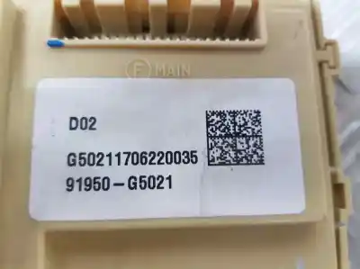 Peça sobressalente para automóvel em segunda mão caixa de fusíveis e relés por kia niro concept referências oem iam 91950g5021  