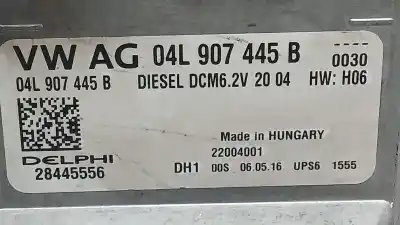 Автозапчасти б/у блок управления двигателем за seat leon (5f1) 1.6 tdi ссылки oem iam 04l907445b 28445556 