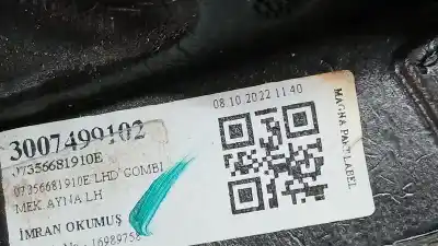 Автозапчасти б/у левое зеркало за fiat doblo caja/chasis (263_) 1.6 d multijet ссылки oem iam 7356681910e 3007499102 