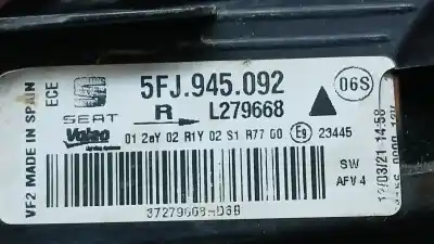 Автозапчасти б/у правый задний фонарь за seat tarraco (kn2) 2.0 tdi ссылки oem iam 5fj945082 l279668 
