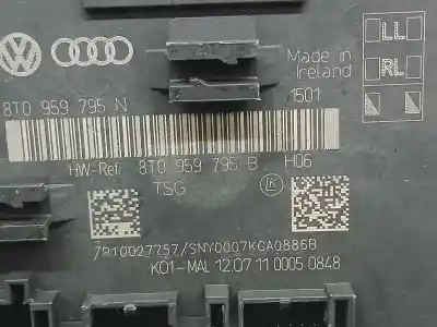 Second-hand car spare part electronic module for audi a4 berlina (b8) basis oem iam references 8t0959795n  p10027757