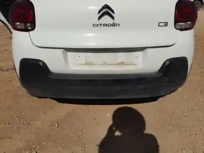 Peça sobressalente para automóvel em segunda mão para choques traseiro por citroen c3 iii (sx) 1.2 puretech 82 referências oem iam 1618082980