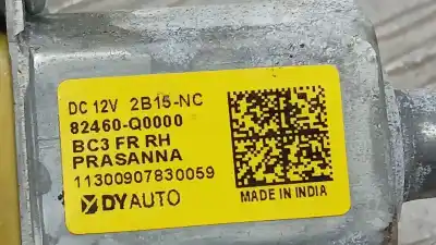 Second-hand car spare part passenger side right window regulator for hyundai bayon (bc3) 1.2 mpi oem iam references 82404q0000 11300907830059 