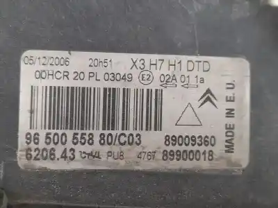 Автозапчастина б/у права фа для citroen c5 ii (rc_) 2.0 hdi (rcrhrh) посилання на oem iam 9650055880 620643 