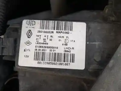 Автозапчастина б/у права фа для renault clio v (b7_) tce 90 (b7mt) посилання на oem iam 260104922r 01065299900010 