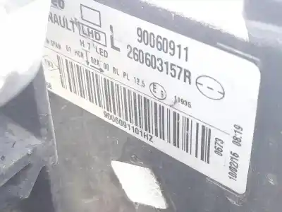 Автозапчастина б/у ліва фара для renault megane iv fastback (b9a/m/n_) 1.5 dci 90 (b9a1) посилання на oem iam 260603157r  90060911
