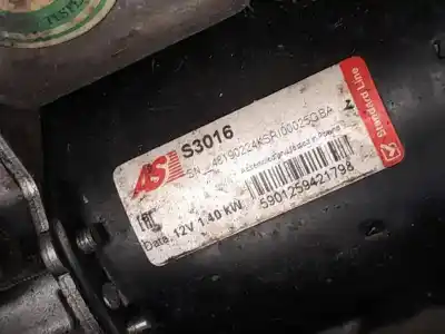 Peça sobressalente para automóvel em segunda mão motor de arranque por citroen nemo monospace 1.4 hdi referências oem iam 5901259421798