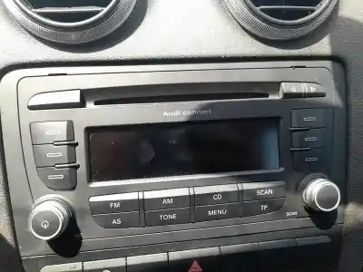 Автозапчастина б/у аудіо система / радіо cd для audi a3 (8p1) 1.6 tdi посилання на oem iam 8p0057185b