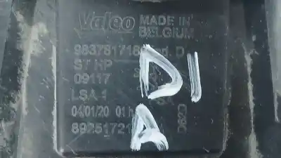 Автозапчасти б/у левая противотуманная фара за peugeot rifter 1.5 bluehdi 130 ссылки oem iam 9837817180 89251721 