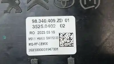 Автозапчастина б/у клімат-контроль для opel vivaro c furgón (k0) 2.0 посилання на oem iam 98340409zd 35250402 