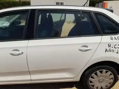 Автозапчасти б/у задняя левая дверь за skoda rapid spaceback (nh1) 1.2 tsi ссылки oem iam 5jj833055