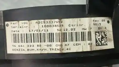 Second-hand car spare part dashboard for peugeot 207/207+ (wa_, wc_) 1.4 oem iam references 9666132380 a2c53337652 