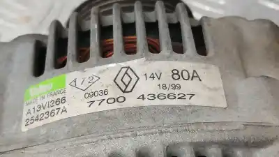 Автозапчастина б/у генератор для renault megane scenic (ja0/1_) 1.6 e (ja0f) посилання на oem iam 7700436627 a13vi266 