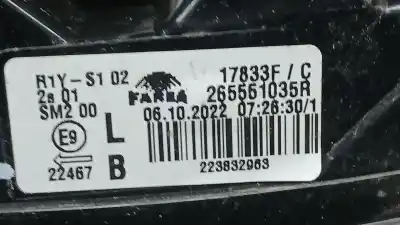 Автозапчасти б/у левый задний фонарь за renault clio v (b7_) 1.0 lpg (b7mt) ссылки oem iam 265551035r 17833f 